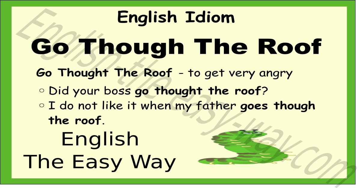 Roof Idioms & English Idioms And Metaphors About Boundaries Walls And Fences Owlcation