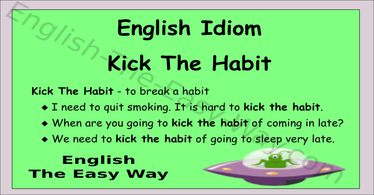 Kick Myself!, English Phrases & Idioms