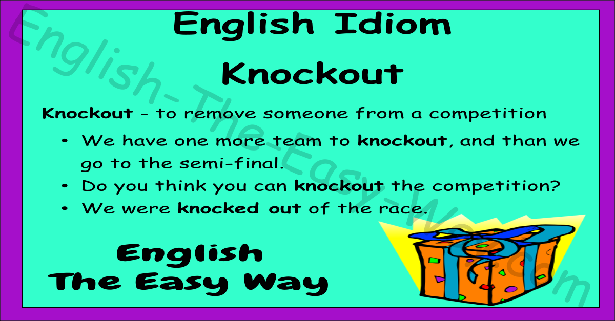 KNOCKOUT - Definição e sinônimos de knockout no dicionário inglês